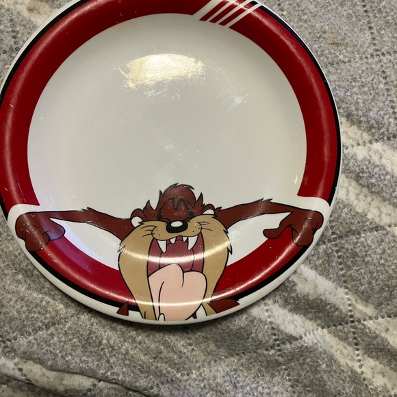 Gibson Looney Tunes Tasmanian Devil Bowl and Plate - Picture 5 of 9